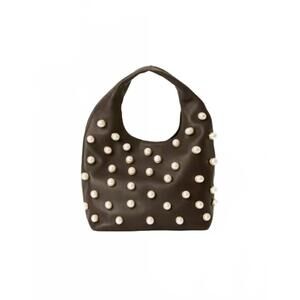 NEW BTB LOS ANGELES women's delphie hobo bag in chocolate